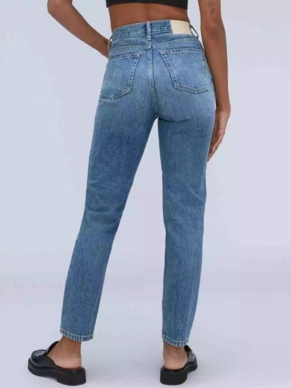 NWT Everlane The Curvy Cheeky Jean Organic Cotton size 30 crop